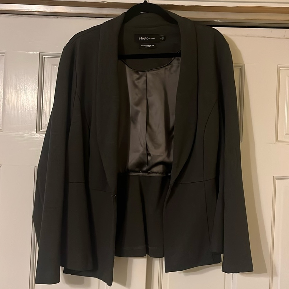 Torrid Studio Peplum gray Blazer. Worn once. Torrid Size 3 (20/22)